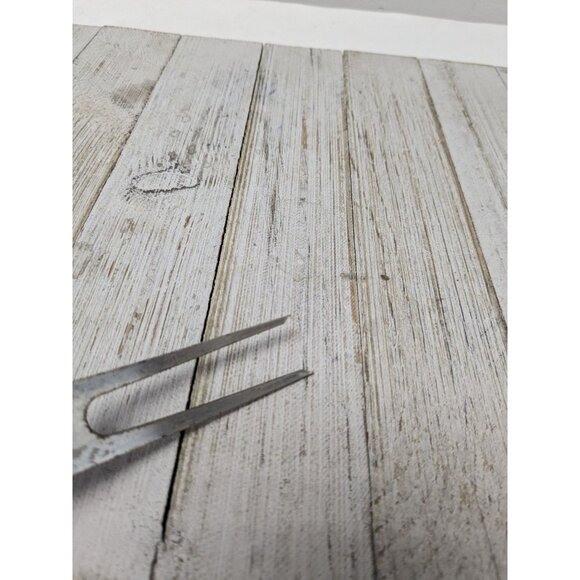 Vintage EKCO #2 Chromium Solid Meat Utility Fork Black Handle 12 1/2" - Picture 11 of 11